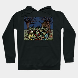 Halloween ghost monster haunted scary ghoul Hoodie